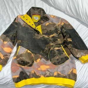 Oversized Sherpa pullover BDG